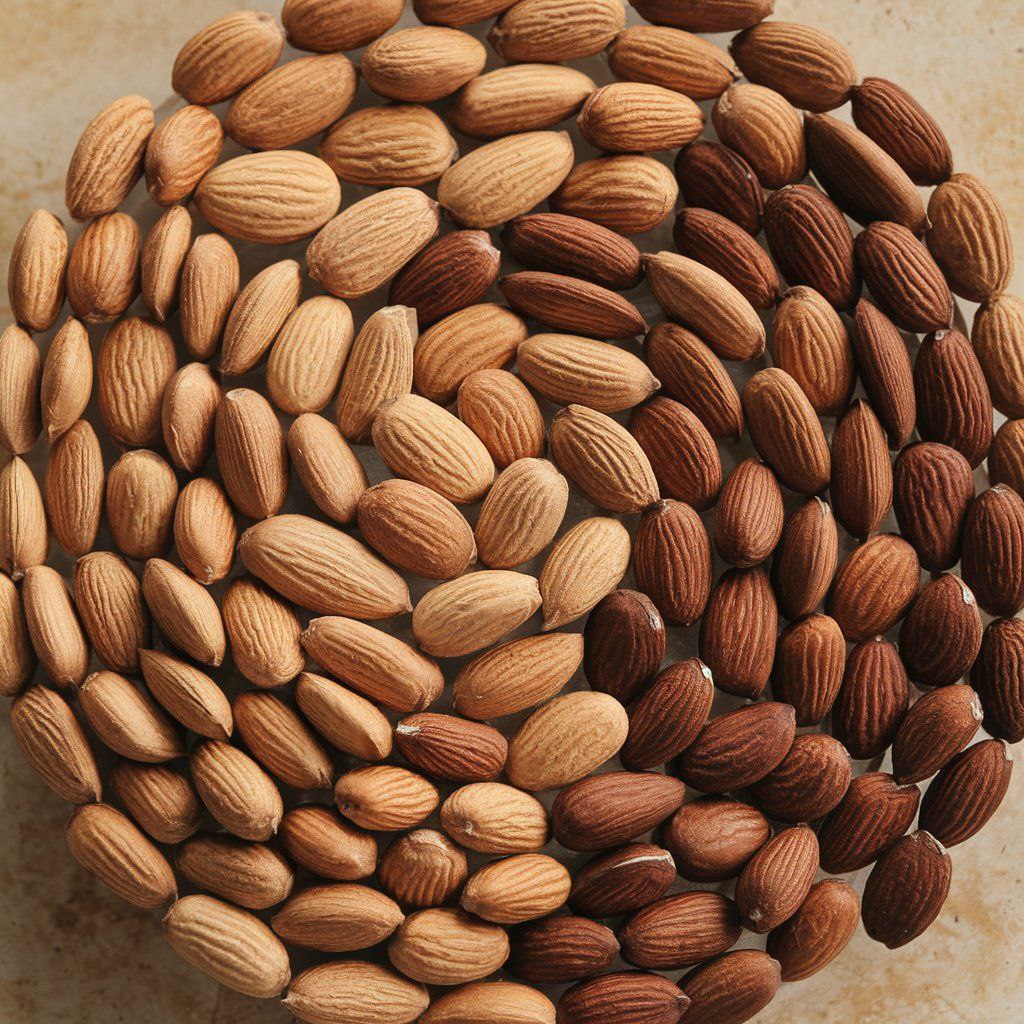 فراوری مغز بادام